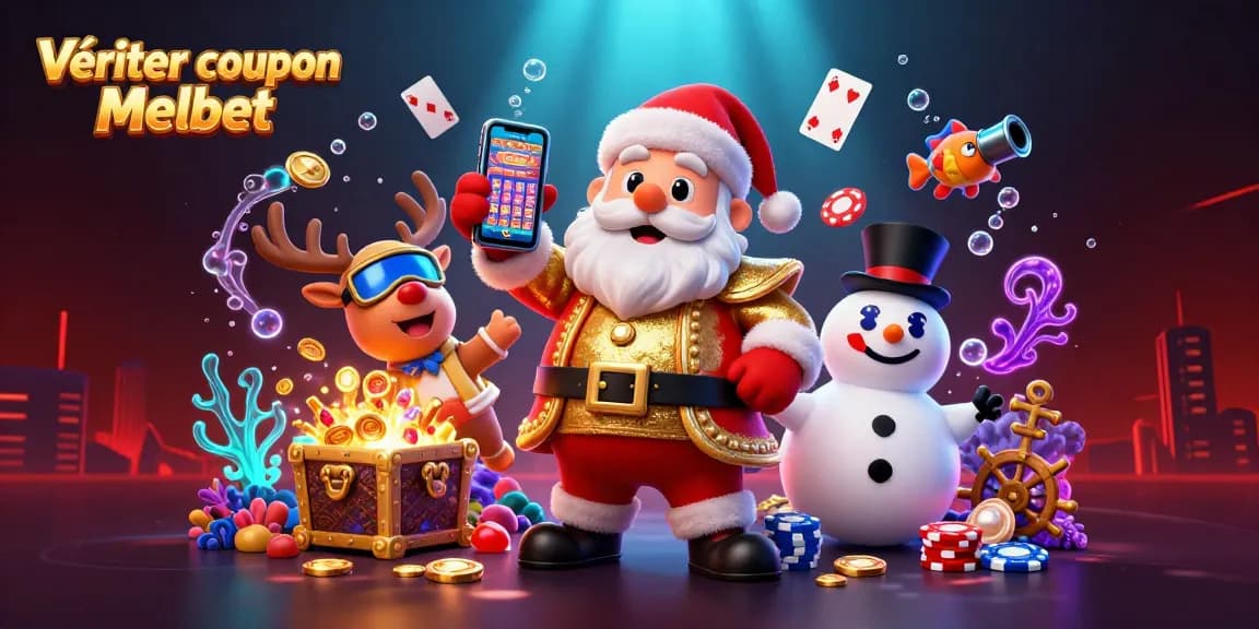 Vérifier coupon Melbet pour des paris gagnants avec Santa Claus et ses amis au casino