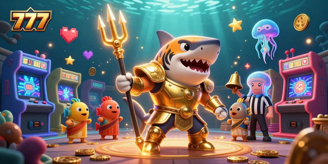 Win big with 777 jackpots in this vibrant underwater casino adventure!