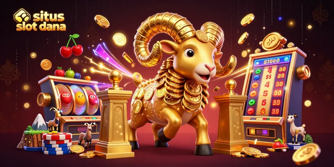Menangkan hadiah di situs slot dana dengan mesin slot berputar dan simbol buah menakjubkan.