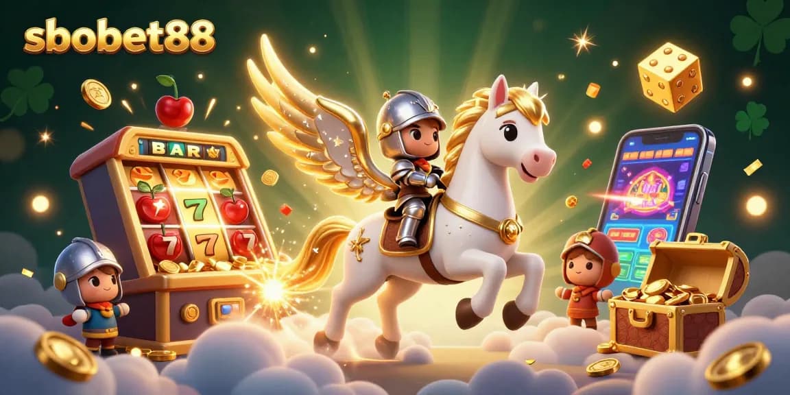 Experience sbobet88's exciting world with vibrant casino games and a thrilling jackpot atmosphere.