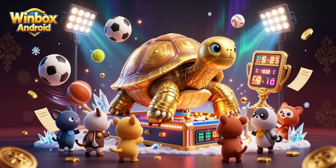 Experience the excitement of gambling with Winbox Android's immersive gaming app interface.