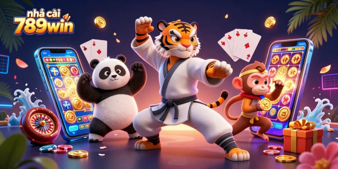 Experience dynamic gambling fun with nhà cái 789win in an energetic casino scene.