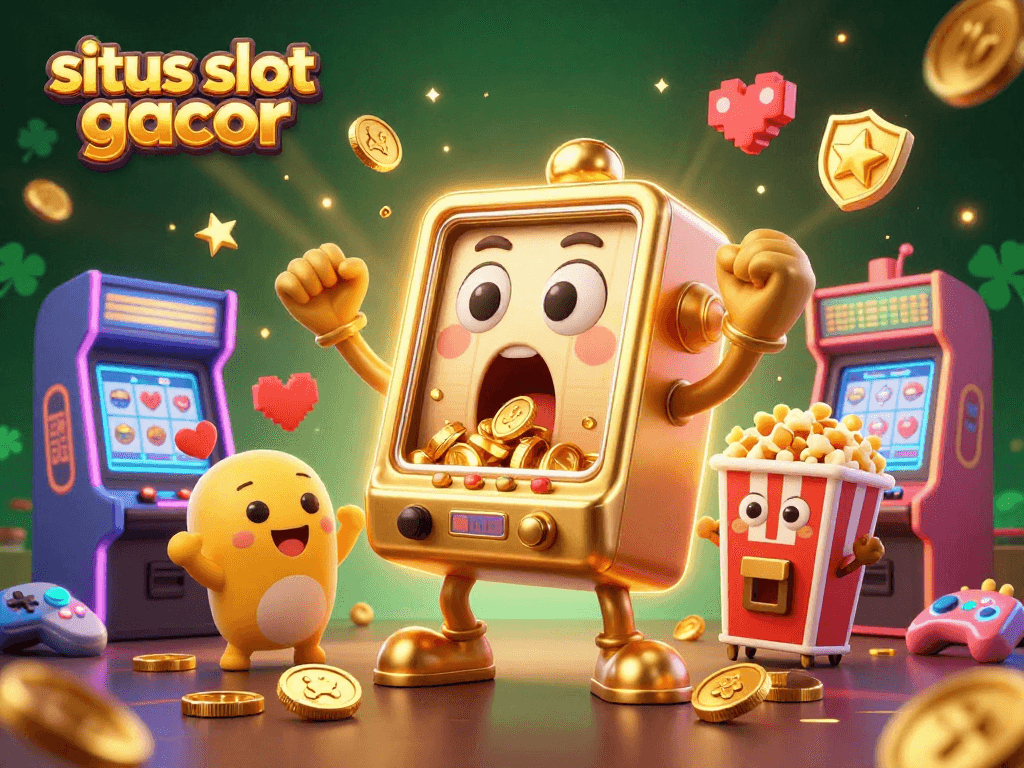 Win big on situs slot gacor with the shocking jackpot celebration of a golden slot machine!