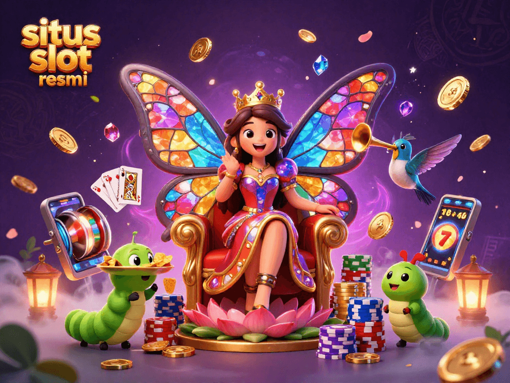 Engage with captivating slots at situs slot resmi with vibrant characters and gaming elements.