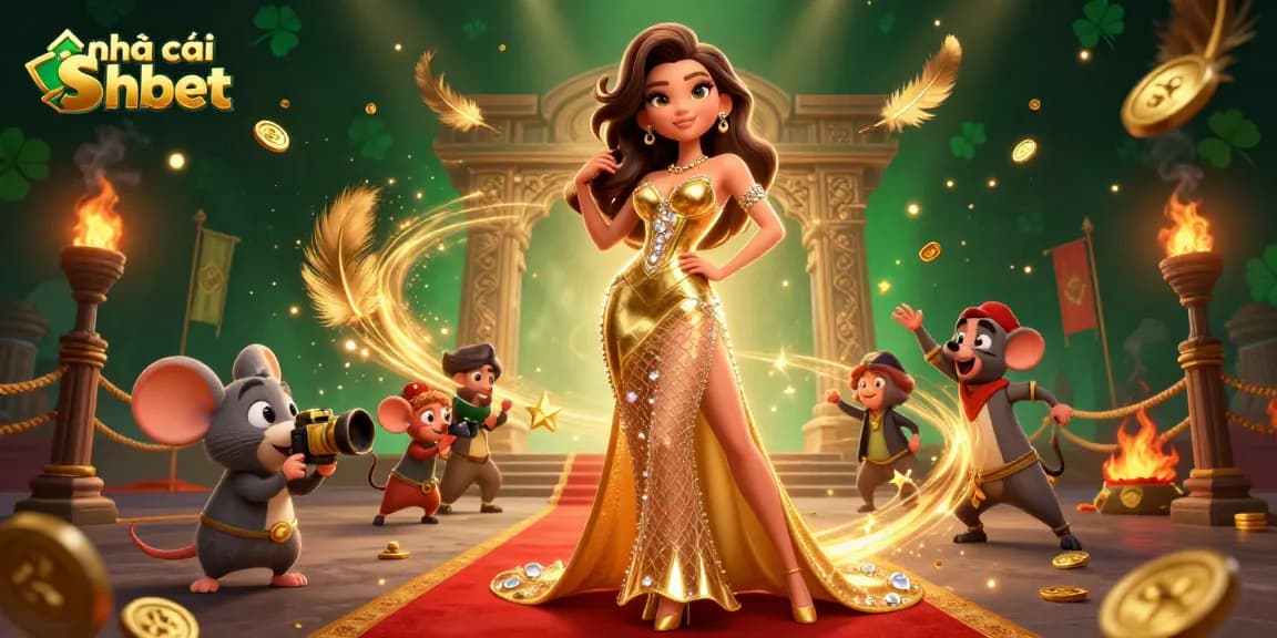Engage in thrilling gameplay at nhà cái shbet with dazzling casino scenes and golden visual effects.