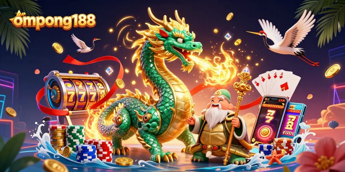 Raih kemenangan di OMPONG188 dengan slot gacor, karakter keberuntungan, dan jackpot dinamis.