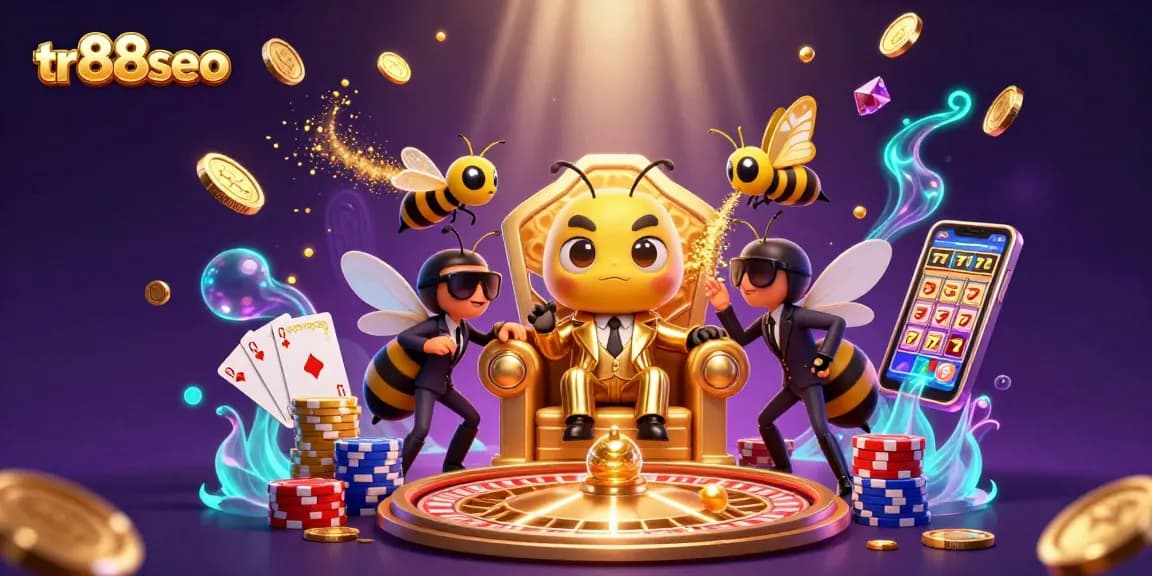 Experience thrilling gaming at TR88SEO through lively casino elements and characters.