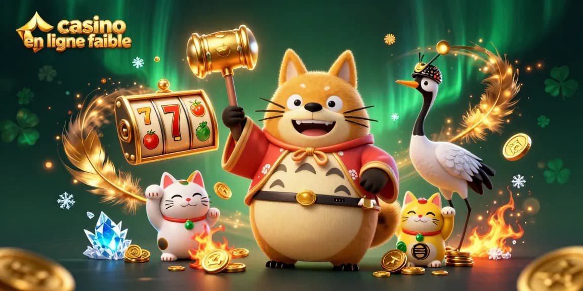 Participez à un gameplay palpitant au casino en ligne fiable avec des personnages joyeux et des images dynamiques.