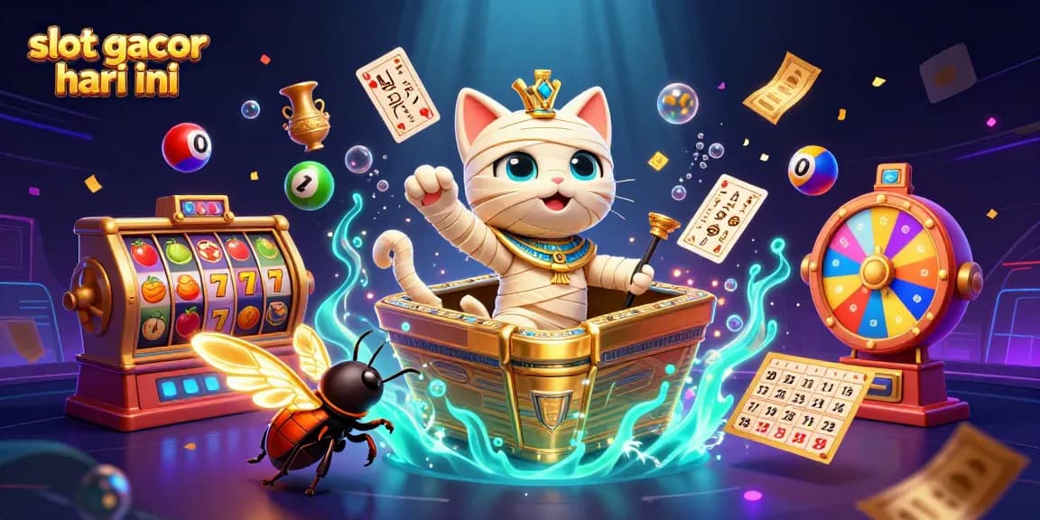 Gali keberuntungan dengan slot gacor hari ini di kasino bertema Mesir yang penuh warna dan meriah.