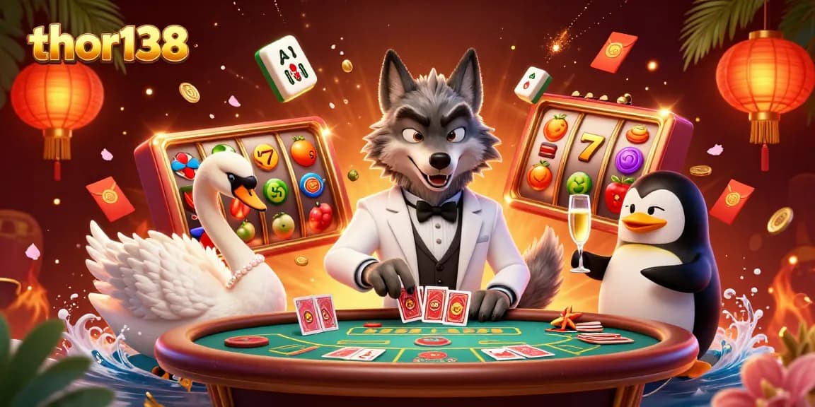 Menangkan hadiah menarik di thor138 dengan slot berputar dan karakter kasino menawan.