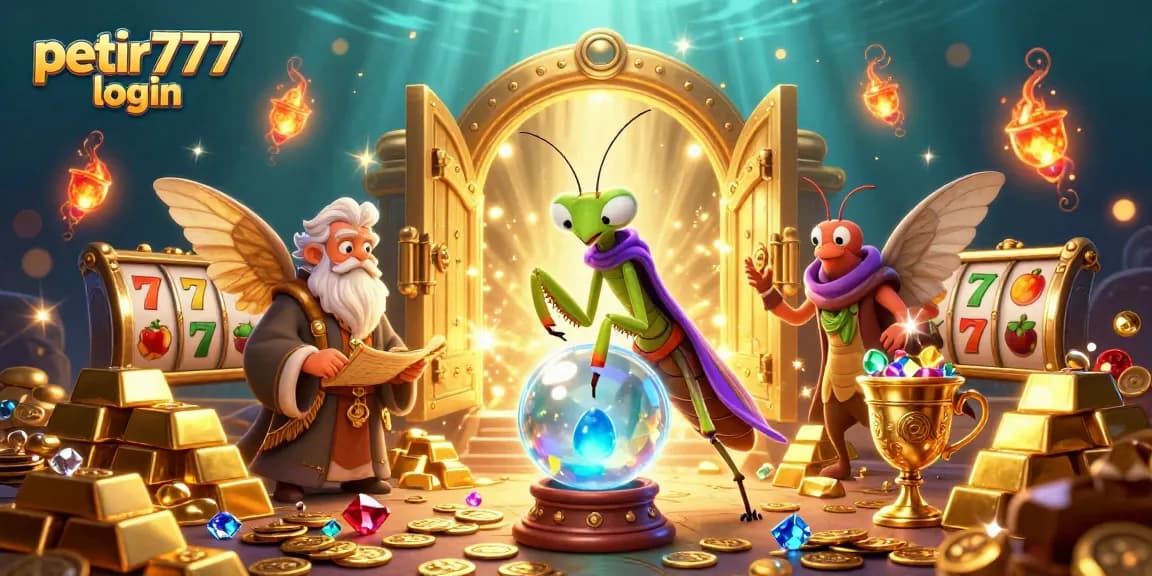 Experience exciting gameplay and fast access on petir777 login with dynamic 3D casino characters and treasure.