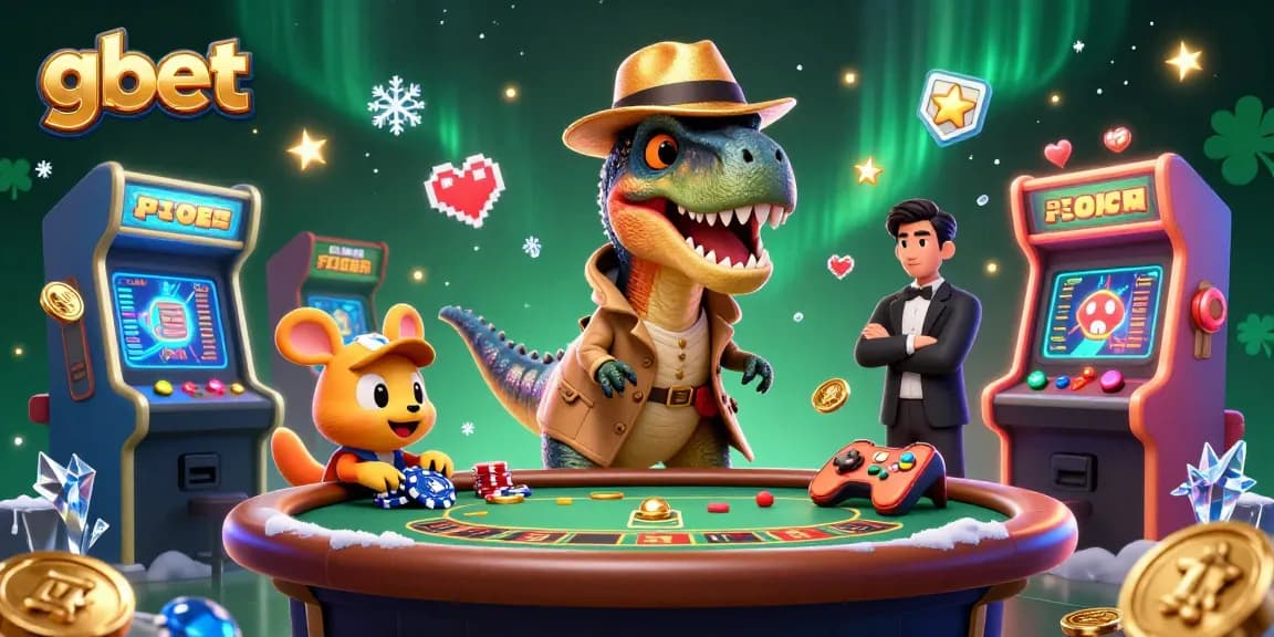 Join the fun at gbet as a sly velociraptor sneaks chips at the blackjack table, perfect for gamblers.