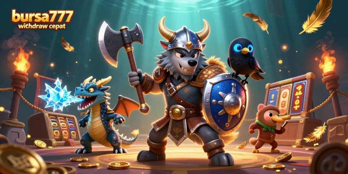 Experience thrilling gameplay with bursa777 withdraw cepat in an action-packed 3D casino scene.