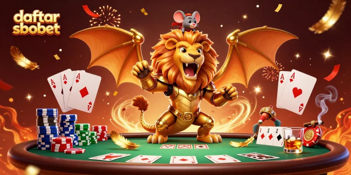 Engage in daftar sbobet with a triumphant chimera and mouse jockey at the casino.