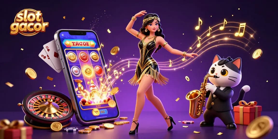 Experience thrilling wins with engaging slot gacor gameplay in this vibrant casino scene.