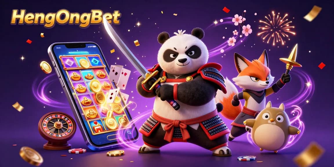 Experience thrilling gameplay at HengOngBet with unique characters and vibrant casino elements