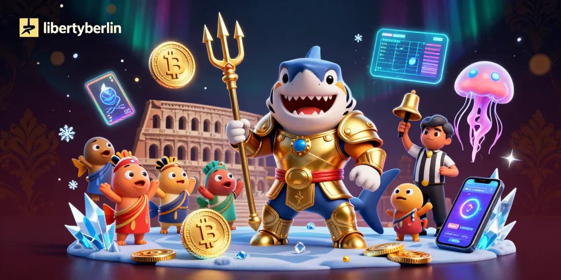 Engage in thrilling gaming at libertyberlin with a dynamic underwater casino battle scene.