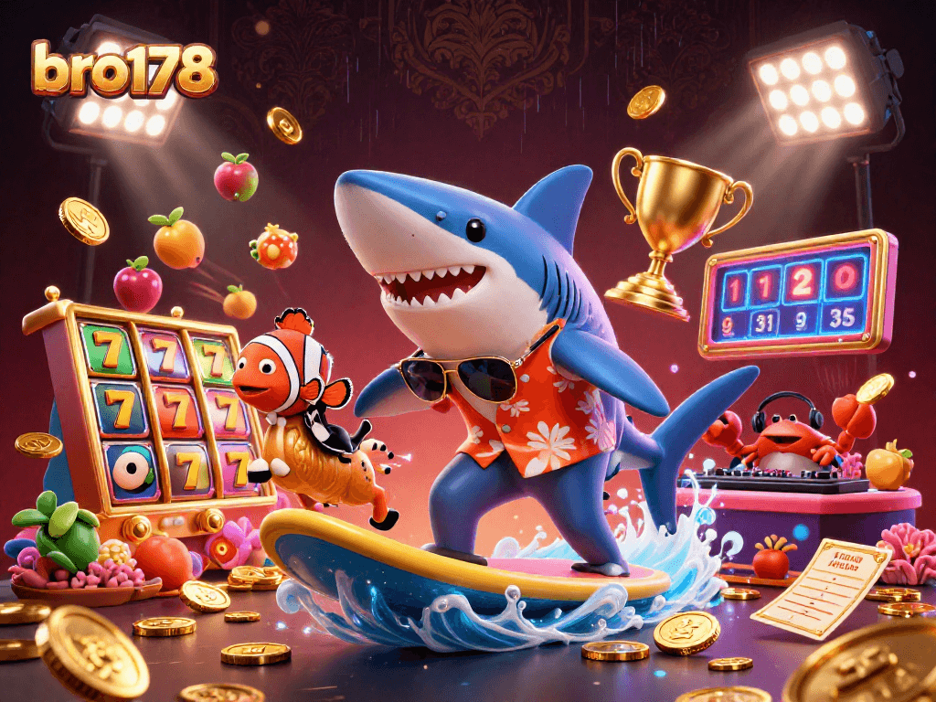 Menangkan jackpot di mesin slot dengan bro178 dan karakter laut yang bersemangat.