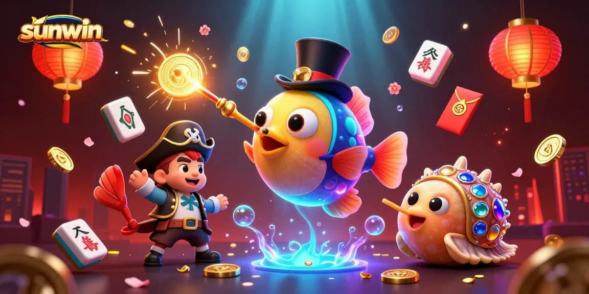 Experience sunwin's thrilling world with glowing treasures and vibrant gaming elements.