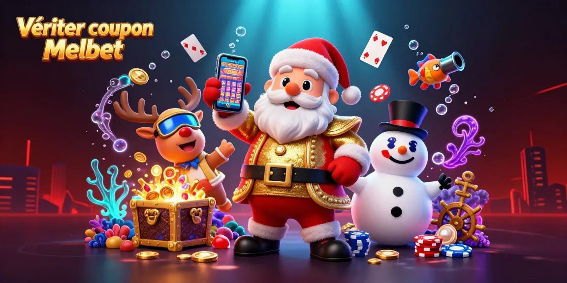 Vérifier coupon Melbet pour des paris gagnants avec Santa Claus et ses amis au casino
