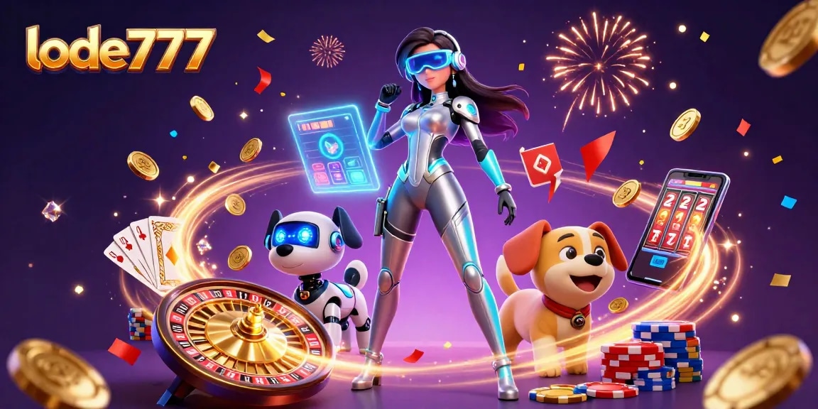 Experience thrilling gameplay at lode777 with exciting casino elements, neon visuals, and dynamic designs.