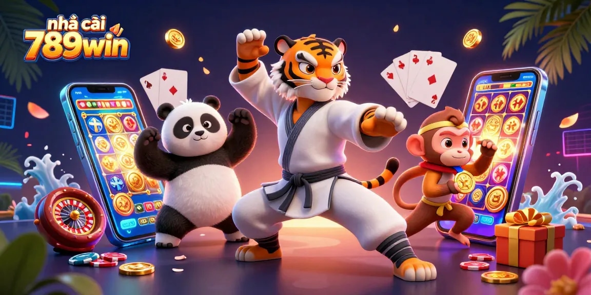 Experience dynamic gambling fun with nhà cái 789win in an energetic casino scene.