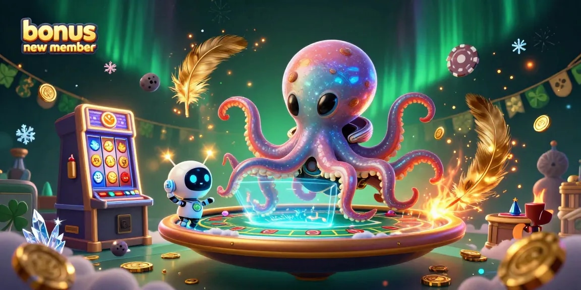 Engage with the dynamic slot gaming experience through the bonus new member visuals featuring an alien theme.