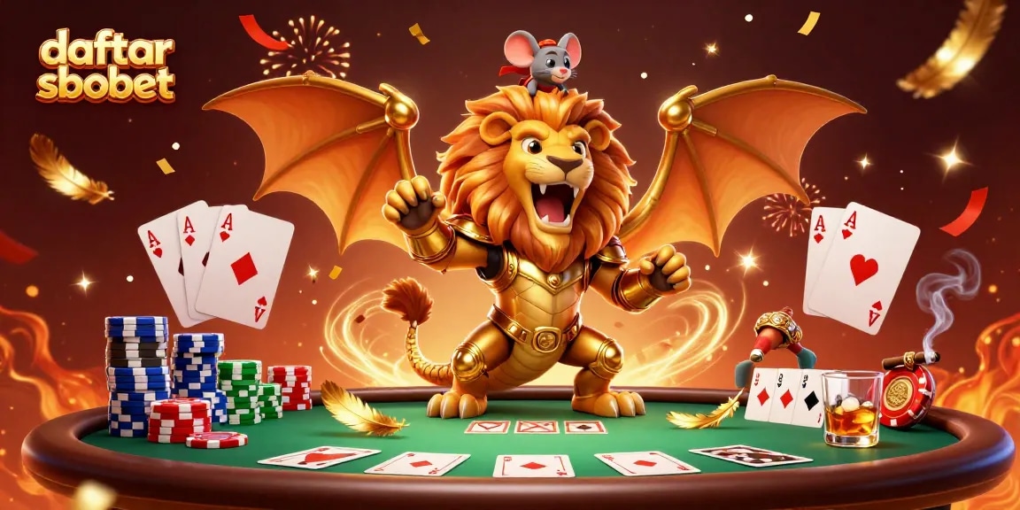 Engage in daftar sbobet with a triumphant chimera and mouse jockey at the casino.