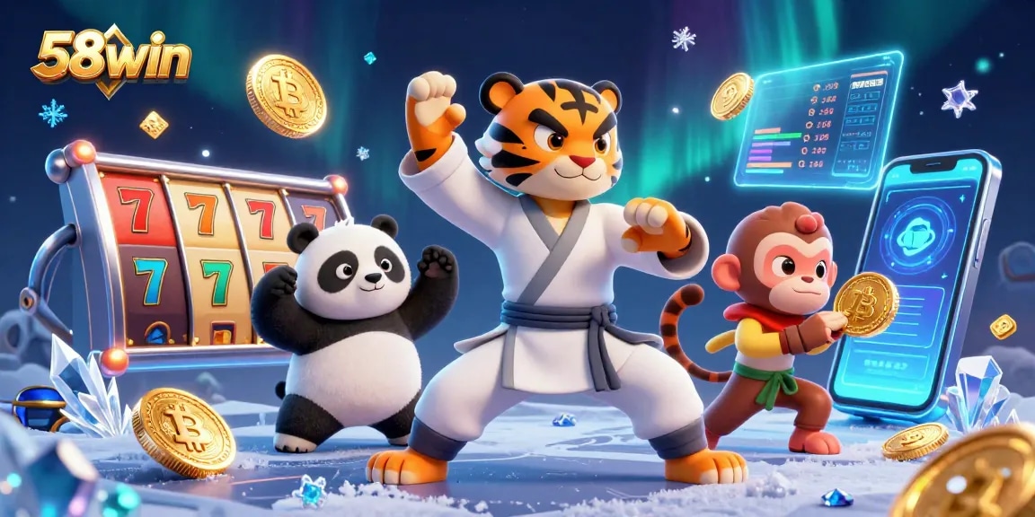 Engage in thrilling gameplay at 58win with vibrant 3D characters and casino elements