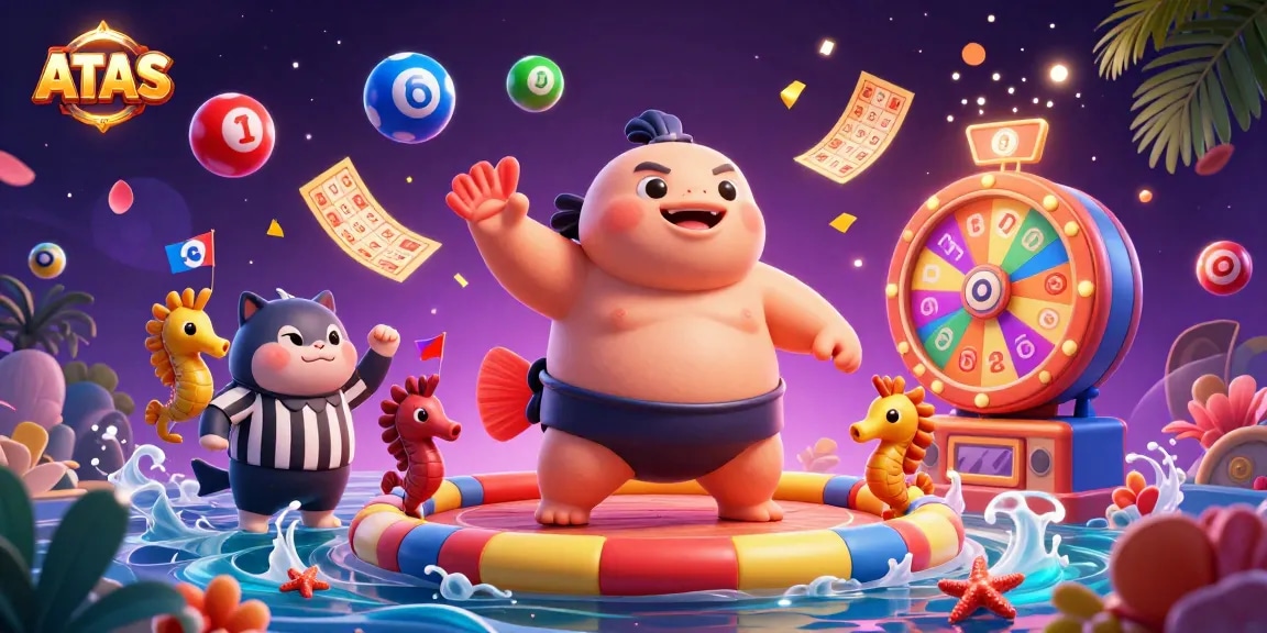 Engage in exhilarating lottery fun at ATAS with colorful bouncing lottery balls and vibrant prizes.