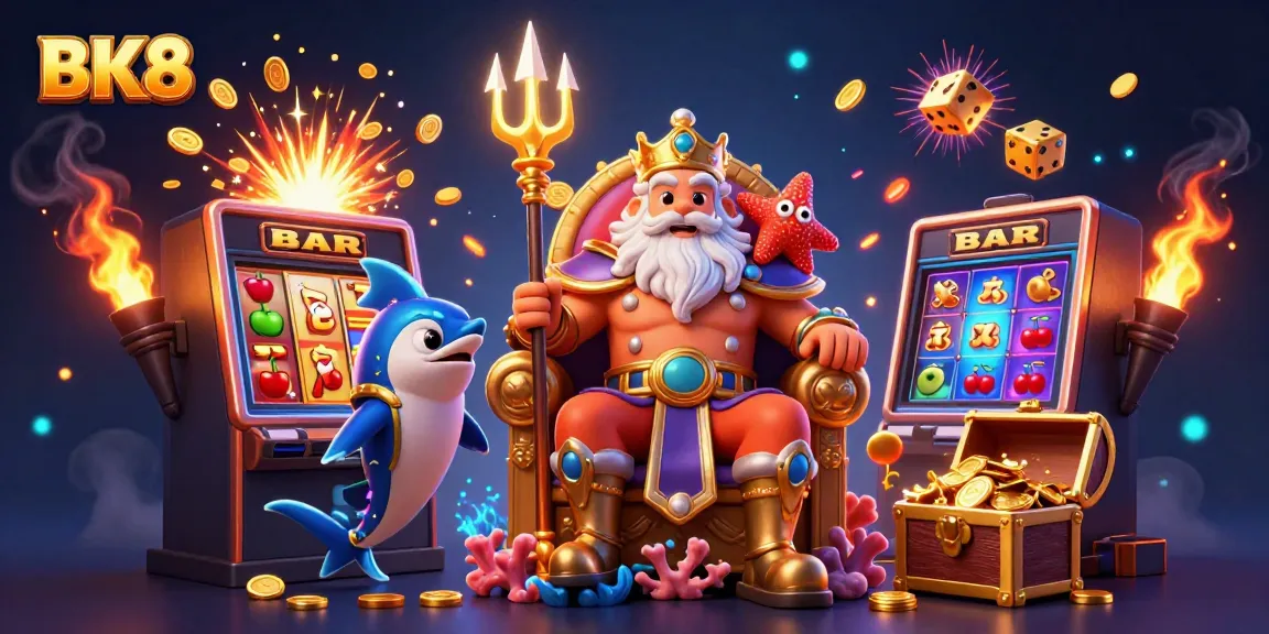 Spin to win with BK8's vibrant gaming experience amidst treasure and excitement.