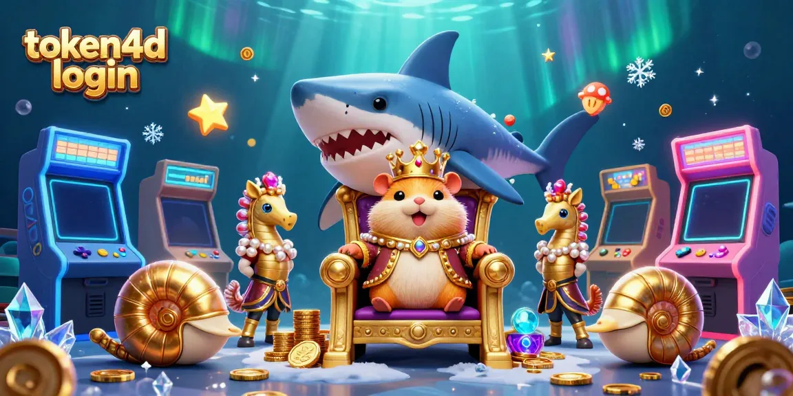 Menangkan perjudian dengan token4d login, raja hamster emas dan pasukan penjaga kuda laut dalam lingkungan kasino yang penuh warna.