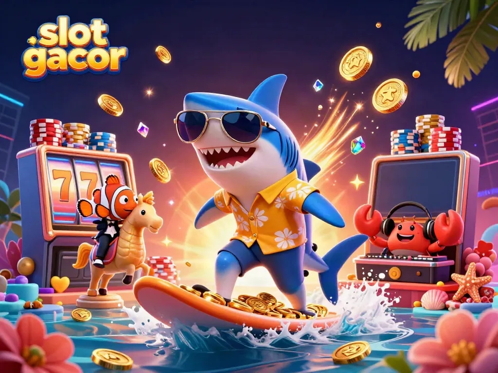 Engage in thrilling slots with slot gacor, featuring lively sea creatures and jackpot elements.