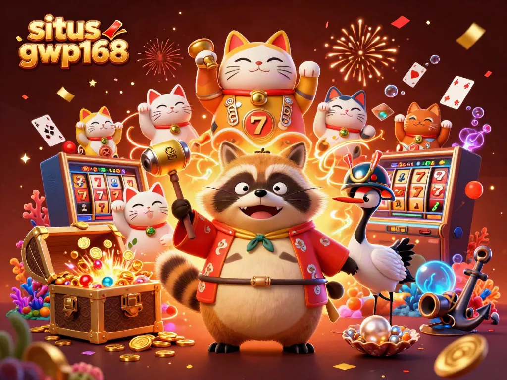 Gali kemenangan di situs gwp168 dengan slot beruntung dan keceriaan karakter bertema Jepang.