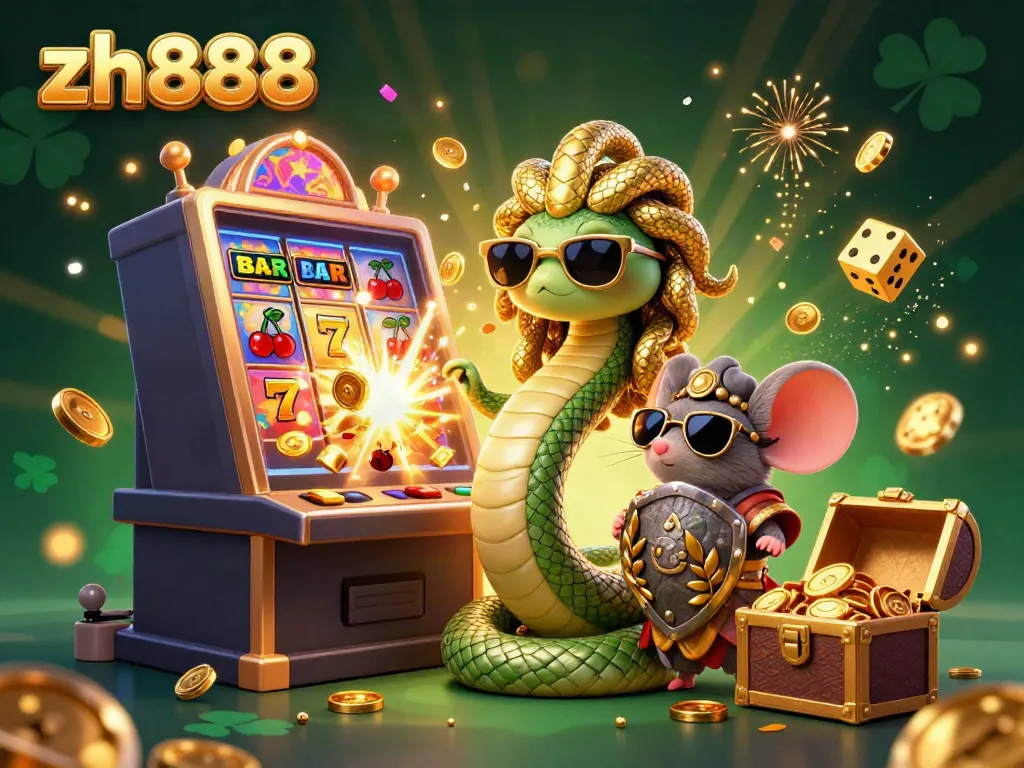 Spin to win exciting rewards with the zh888 gaming experience featuring vibrant characters and dynamic casino elements.