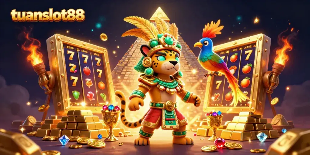 Menangkan jackpot dengan tuanslot88, simbol slot berkilau dan hadiah mewah menunggu.