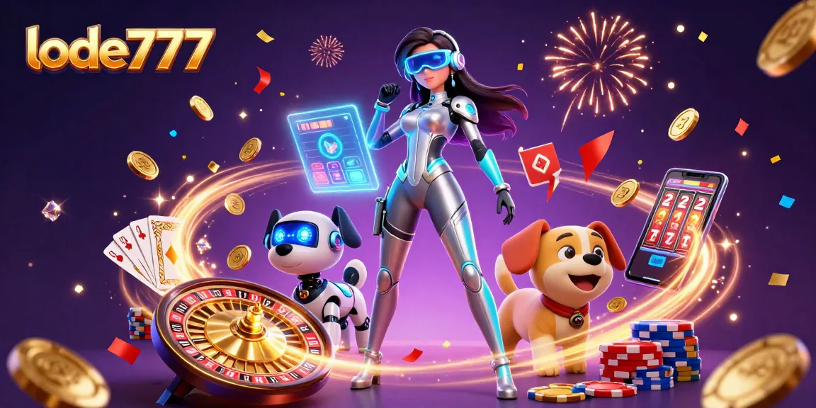 Experience thrilling gameplay at lode777 with exciting casino elements, neon visuals, and dynamic designs.