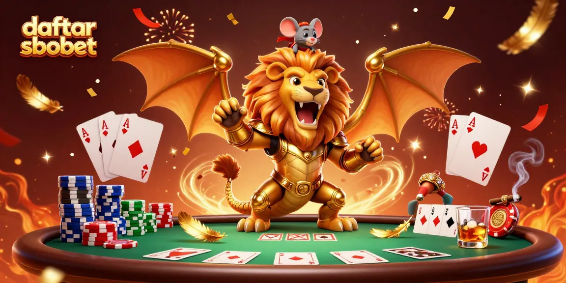 Engage in daftar sbobet with a triumphant chimera and mouse jockey at the casino.