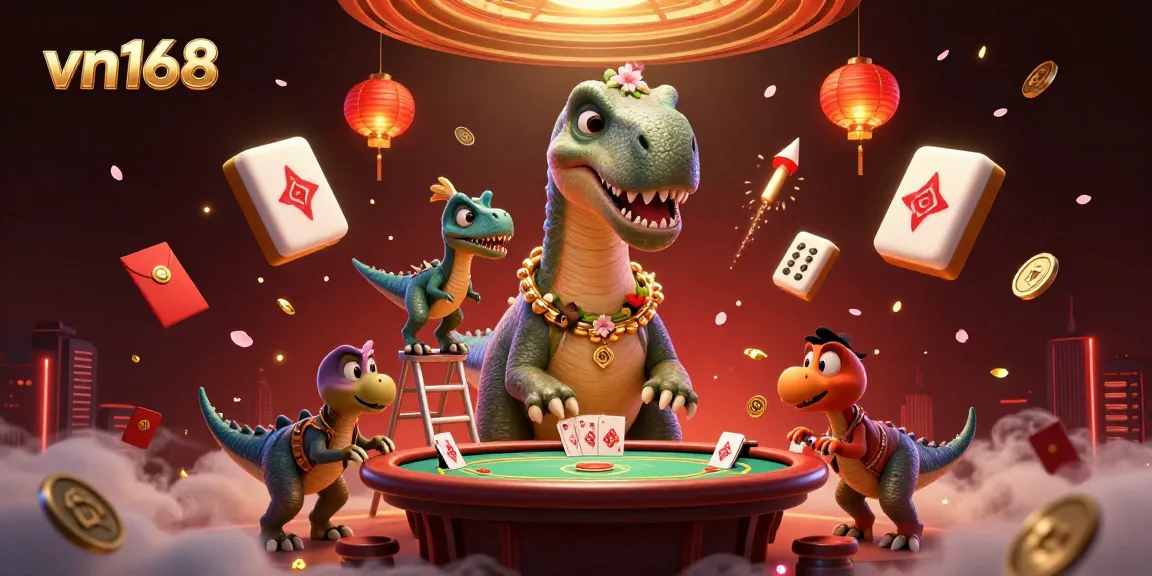 Engage in thrilling gameplay at vn168 with exciting 3D casino illustration showcasing dynamic elements and vibrant details.