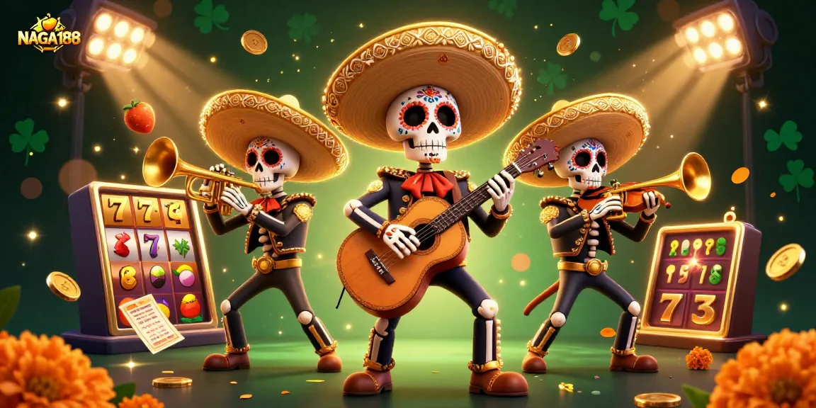 NAGA188 menghadirkan keseruan permainan slot dengan suasana mariachi yang ceria dan elemen perjudian menarik.